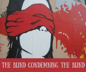 The Blind Condeming The Blind FB
